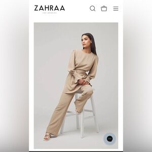 Zahraa the label: Lana Everyday Top